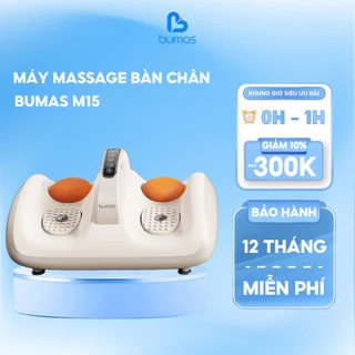 Máy Massage Bàn Chân BUMAS M15 - Rung Mát Xa Kết Hợp Chườm Ấm Hiệu Quả Đa Vùng