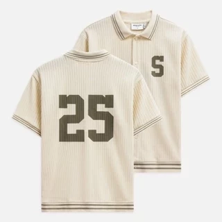 Áo Sơ Mi Nam Relaxed Beige The S, Chất Vải Cotton Thoải Mái, SM0170, SOMEHOW