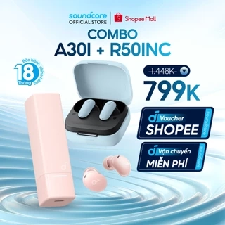 Tai nghe không dây soundcore A30i + Tai nghe soundcore R50iNC