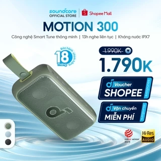 Loa bluetooth soundcore Motion 300 | Chống nước IPX7 | 13h phát nhạc