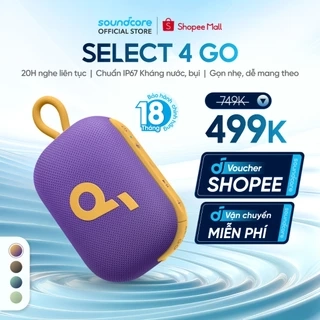 Loa bluetooth soundcore Select 4 Go | Pin 20 giờ | Kháng bụi, nước IP67