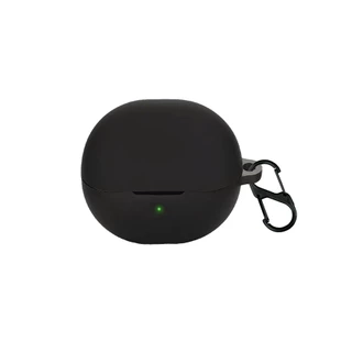 Ốp Case SoundPEATS Clear / ClearPods Silicone Có Móc Khóa (Đen)
