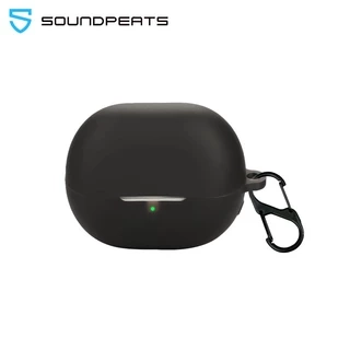 Ốp Case SoundPEATS Pop Clip Silicone Có Móc Khóa (Đen)