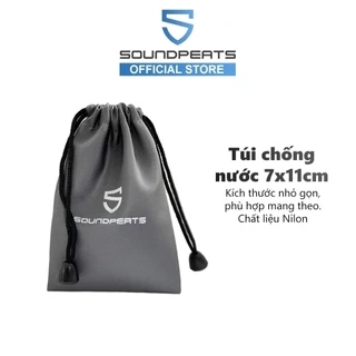 Túi dây rút chống nước cho tai nghe SoundPEATS 7x11cm