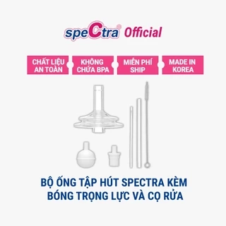 Bộ ống tập hút kèm bóng trọng lực và cọ rửa Spectra
