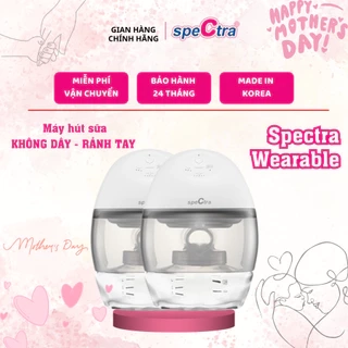 Máy Hút Sữa Rảnh Tay Không Dây Spectra Wearable (Bảo hành 24 tháng)