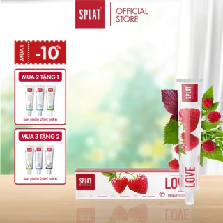 Kem Đánh Răng Cho Hơi Thở Thơm Mát SPLAT Love Special series Vị Quả Mâm Xôi, Làm Sạch Mảng Bám 75ml