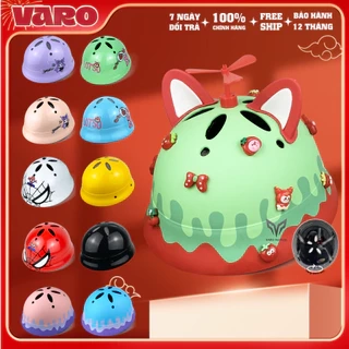 Mũ Bảo Hiểm Trẻ Em Varo Macaron Kuromi,Lotso,Spiderman Cho Bé từ 2-7 Tuổi-Tăng Chỉnh Size-Chính Hãng
