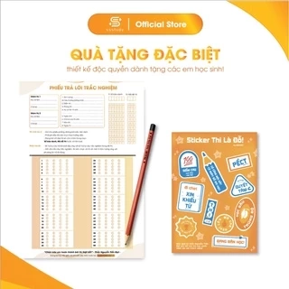 Bút chì, Giấy trắc nghiệm và Sticker SSStudy "Thi là đỗ"