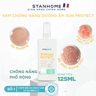 Kem chống nắng dưỡng ẩm cho mặt và cơ thể dành cho mọi loại da STANHOME Sun Protect 50+ 125ML