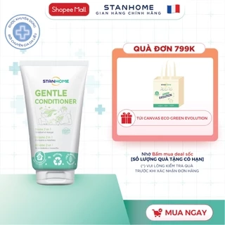 Dầu xả dưỡng tóc tinh chất cám gạo không silicone cho tóc suôn mượt Stanhome Gentle Conditioner 150ml