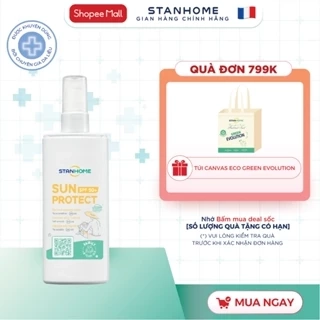 Kem Chống Nắng Cho Mặt Và Toàn Thân STANHOME Sun Protect An Toàn Cho Da Nhạy Cảm 125ML