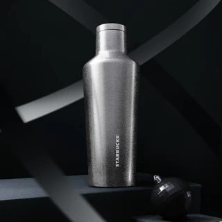 Bình Starbucks giữ nhiệt WTBL 16OZ (450ml) SS SILVER GREY HOL GLITTER