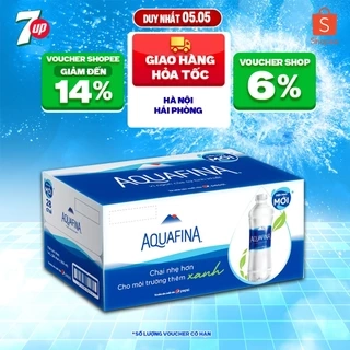 Thùng 28 Chai Nước tinh khiết Aquafina (500ml/chai)