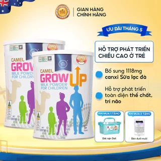 Combo 2 Hộp Sữa Lạc Đà Camel Grow Up Milk Powder ROYAL AUSNZ Hỗ Trợ Tăng Chiều Cao Cho Bé Từ 3 Tuổi 900g/hộp