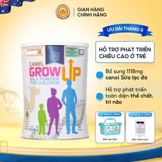 Sữa Hỗ Trợ Tăng Chiều Cao Cho Bé ROYAL AUSNZ Camel Grow Up Milk Powder Cho Trẻ Từ 3 Tuổi hộp 900g