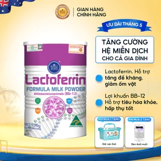 Sữa Hoàng Gia Úc Lactoferrin Formula Milk BB-12 ROYAL AUSNZ Hỗ Trợ Tăng Cường Hệ Miễn Dịch Cho Trẻ 100g