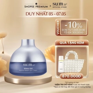 Kem dưỡng ẩm cấp nước su:m37 Water-full Marine Relief Gel Cream 50ml