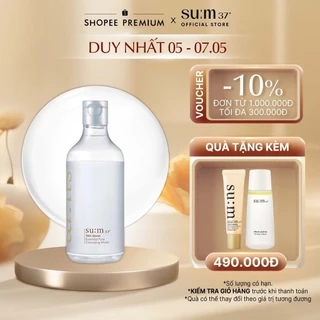 Tẩy trang giàu ẩm 3 trong 1 Su:m37 Skin Saver Essential Cleansing Water 400ml