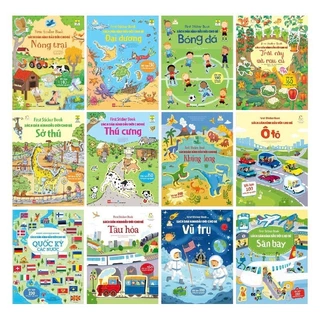 Sách thiếu nhi - First sticker book - Dán hình đầu đời cho bé ( nhiều chủ đề )