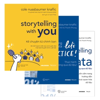 Combo 3 Cuốn Sách Storytelling With Data: Kể Chuyện Thông Qua Dữ Liệu