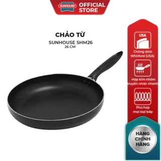 Chảo từ Sunhouse Magnetic Pan SHM - Đường kính 22-24-26-30 cm - Hàng chính hãng