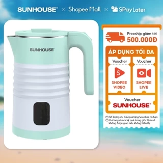 Ấm siêu tốc inox 2 lớp 1.8L SUNHOUSE SHD1357 - 1500W - Bộ điều khiển Strix cao cấp – Thân ấm 2 lớp chống bỏng