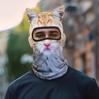 3d Mèo Trượt Tuyết Balaclava Sheisty Mặt nạ Có Tai Cho Lễ Hội Âm Nhạc Raves Trượt Tuyết Tiệc Halloween Hoạt Động Ngoài Trời