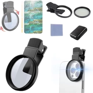 Bộ lọc ống kính máy ảnh điện thoại Sightfelt 52mm Clip-0n Cpl, Bộ lọc phân cực tròn Tương thích với điện thoại Mostcell, Ống kính nhìn thấy, Bộ lọc nhìn thấy cho điện thoại