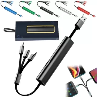 Cáp sạc nhanh 3 trong 1 hóa đơn, Bộ sạc hóa đơn 3 trong một, Cáp di động 3 trong 1, Cáp sạc nhanh 3 trong 1, Cáp dữ liệu có thể thu vào 9ft cho nhiều thiết bị