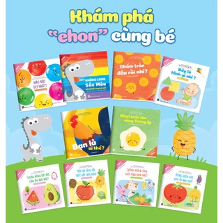 Sách - 10 cuốn Ehon Song Ngữ kèm file nghe - Cho Bé từ 0 đến 6 tuổi.