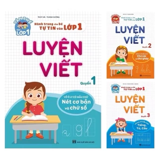 Sách - Bộ 3 luyện viết - Hành trang cho bé tự tin vào lớp 1