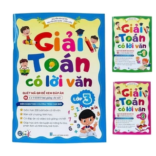 Sách - Giải Toán Có Lời Văn Lớp 1-2-3-4-5 Được Biên Soạn Theo Chương Trình SGK Mới Có Quét Mã QR