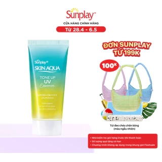 Kem chống nắng nâng tông da tái dạng tinh chất Sunplay Skin Aqua Tone Up UV Essence RoseSPF 50+PA++++50g