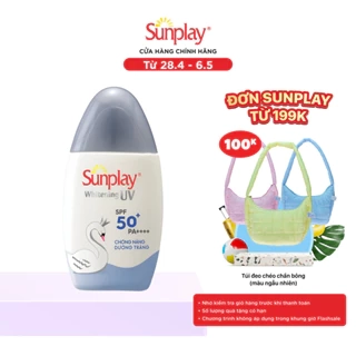 Kem chống nắng Sunplay dưỡng trắng da, dạng sữa Sunplay Whitening UV SPF 50, PA++++ 30g