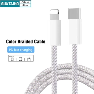Dây Sạc IP Nhanh PD 20W Type-C Cáp Sạc Hỗ Trợ Truyền Dữ Liệu Suntaiho Cho iPhone iPad