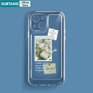 Ốp điện thoại SUNTAIHO TPU hình hoa huệ tây thích hợp cho iPhone 11 Pro 13 Pro Max 12 Pro Max Xs Max Xs XR 7 8 Plus