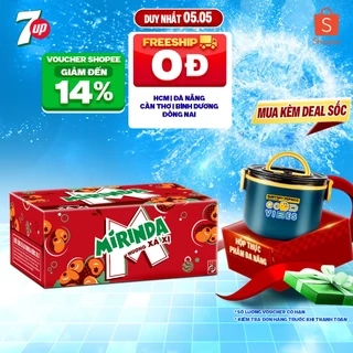 Thùng Nước Ngọt Có Gaz Mirinda Xá Xị (320ml/lon)