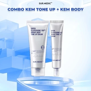 Bộ Đôi Kem Dưỡng Hỗ Trợ Dưỡng Trắng Và Hỗ Trợ Nâng Tone Da SUR.MEDIC 190ml
