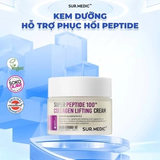 Kem Dưỡng Phục Hồi và Trẻ Khoẻ Da SURMEDIC Super Peptide 100tm Collagen Lifting Cream 50ml