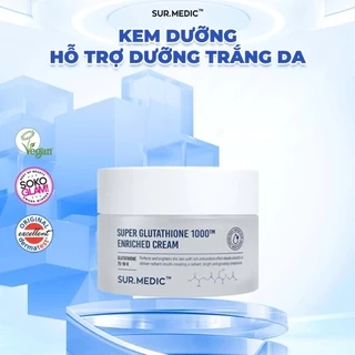 Kem Dưỡng Trắng Căng Bóng Da SUR.MEDIC Super Glutathione Enriched Cream 50ml