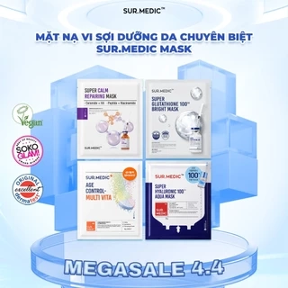 Mặt Nạ Vi Sợi Dưỡng Da Chuyên Biệt SUR.MEDIC Mask 30g/miếng