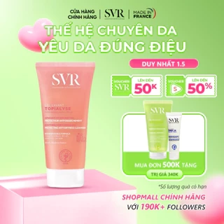 Gel làm sạch không chứa xà phòng cho da khô và nhạy cảm SVR TOPIALYSE Gel Lavant 55ml