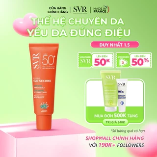 Kem chống nắng trong suốt, không nhờn rít SVR SUN SECURE Fluide SPF50+ 50ml