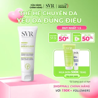 Kem dưỡng ẩm cho da dầu mụn, dưỡng da mềm mịn và làm mờ vết thâm mụn SVR SEBIACLEAR HYDRA 40ml