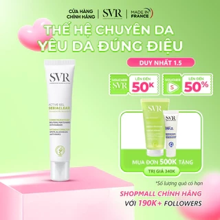 Kem dưỡng ẩm dành cho da dầu , giảm mụn SVR SEBIACLEAR ACTIVE GEL 40ml