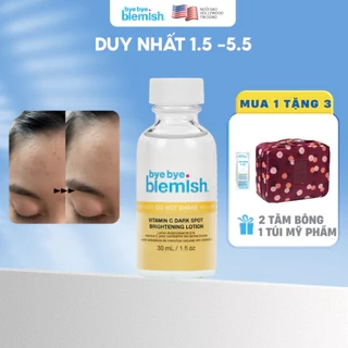 Chấm Thâm Mụn Vitamin C Giảm Thâm Mụn Nhanh Bye Bye Blemish Vitamin C Dark Spot Brightening Lotion 30ml