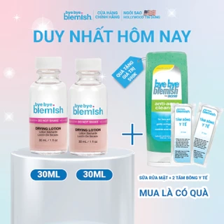 2 Chấm Mụn/Thâm Mụn Bye Bye Blemish cho tất cả các loại mụn trên mặt 30ml x 2