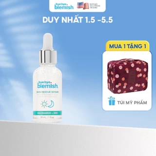 Serum 9,9 % Niacinamide Kiềm Dầu, Se Khít Lỗ Chân Lông Bye Bye Blemish Skin Rescue Serum 30ml