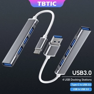 Bộ chia 4 cổng TBTIC USB 3.0 Type c 4 trong 1 tốc độ cao cho máy tính